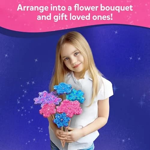 Skillmatics Poke-in Art Flower Bouquet Wood Craft Kit | Mess-Free DIY Decor for Kids Ages 4-9 thumbnail 6