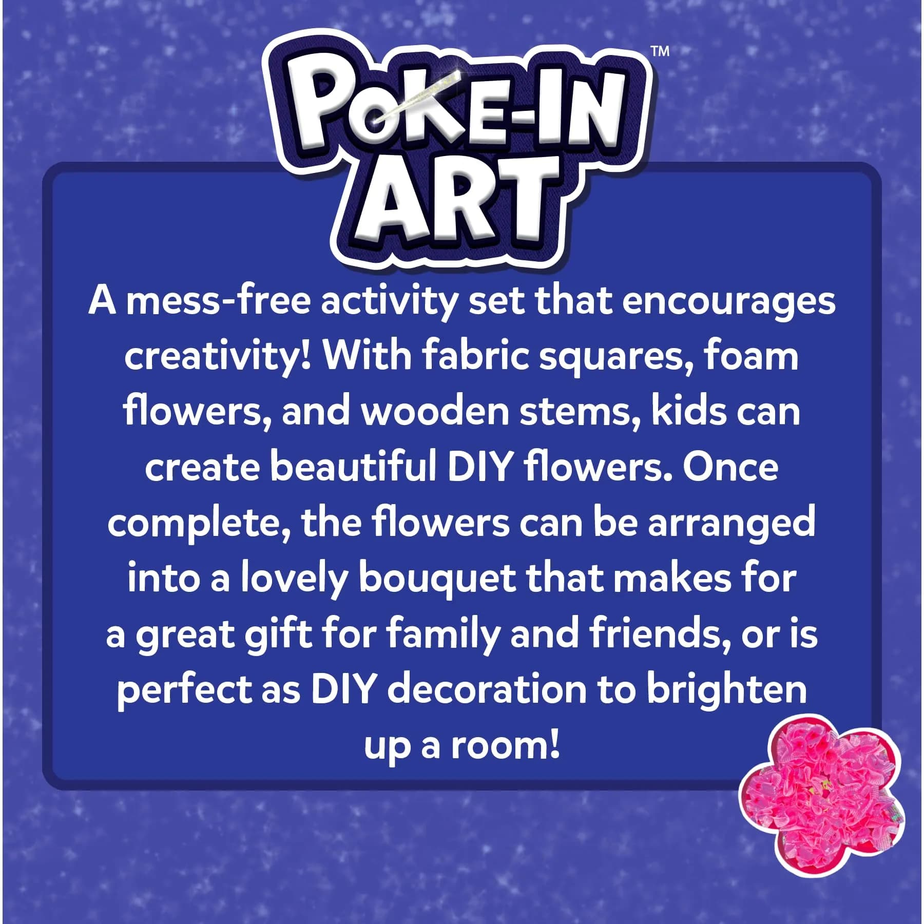 Skillmatics Poke-in Art Flower Bouquet Wood Craft Kit | Mess-Free DIY Decor for Kids Ages 4-9 - view 9