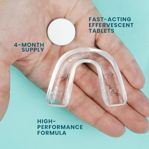 M3 Naturals Overnight Whitening Retainer Cleaner Tablets 120 Count | Cleans and Whitens Dental Appliances thumbnail 9