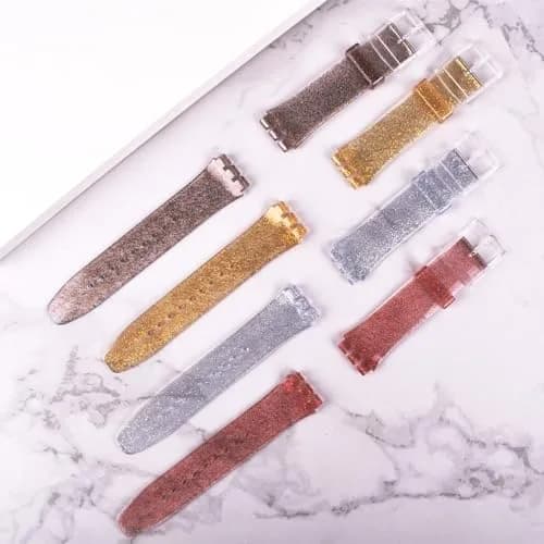 GREENOLIVE Silicone Rubber Watch Strap/Watch Band Replacement for Swatch (20mm) | Waterproof, Skin-Friendly, Easy Install thumbnail 5