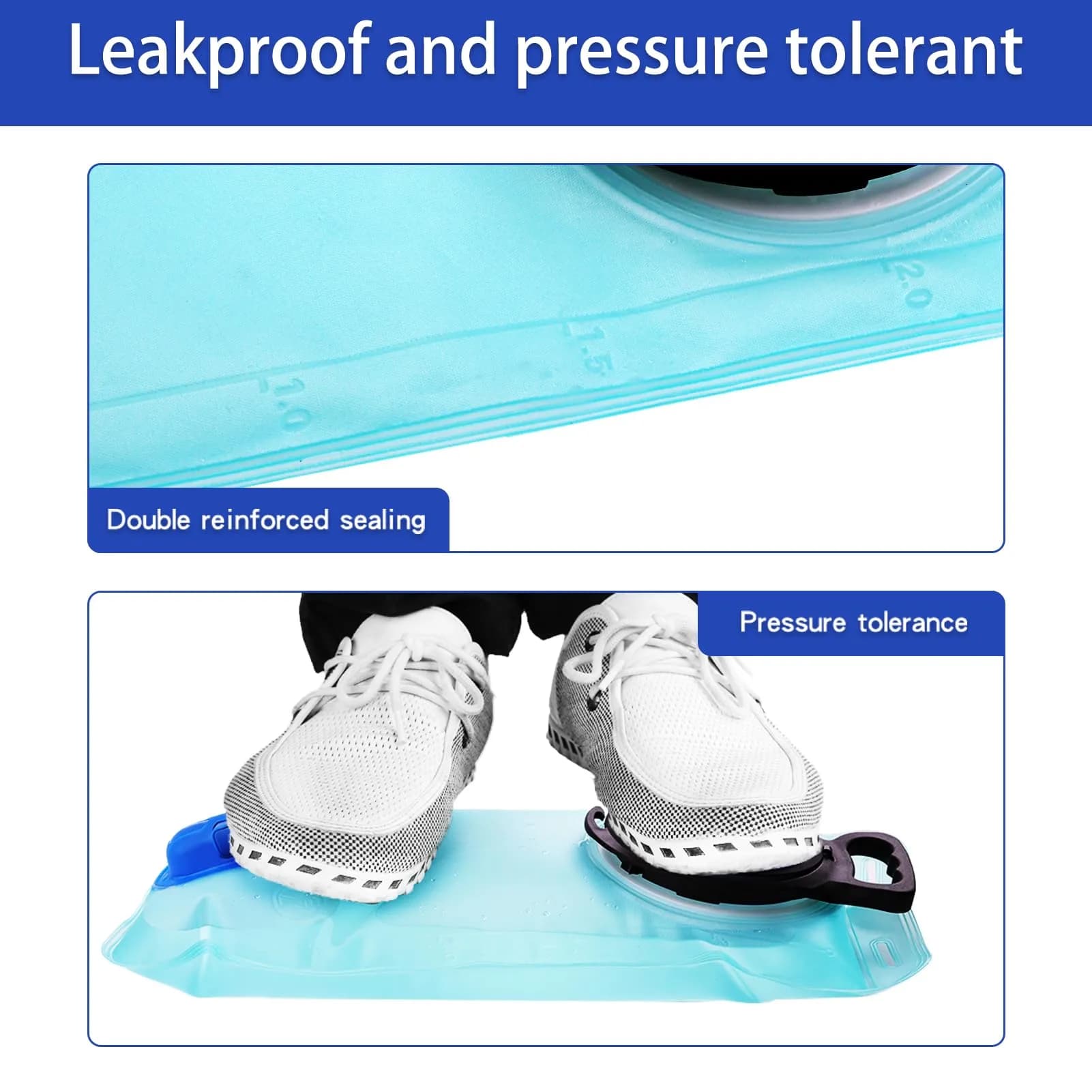 CHERINTI Hydration Bladder 2L (67.6 Fl Oz) | Leak-Proof Water Reservoir for Hiking Backpacks - view 7