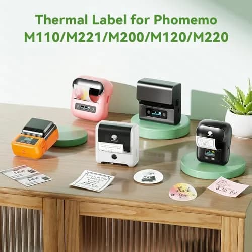 Phomemo Transparent Thermal Labels 230PCS | Waterproof, Oil-Resistant, Compatible with M110/M220 thumbnail 5