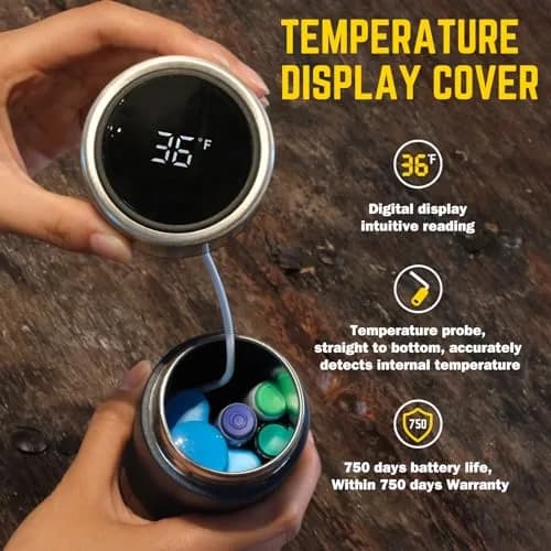 DISONCARE Odyssey 60H Insulin Cooler Travel Case Digital Display Navy Blue | TSA Approved Portable Medicine Cooler (70-120c) thumbnail 2