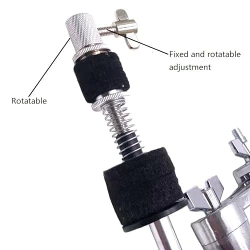 TUOREN Cymbals Clamp Cymbal Extension Arm and Clamp Set | Compatible with Hi-Hat Cymbal Drum Kit thumbnail 3