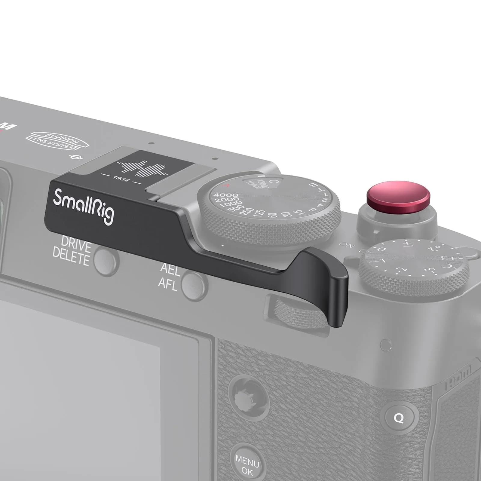SmallRig Thumb Grip with Hot Shoe Cover for FUJIFILM X100VI / X100V (Black) 6.6cm (2.6in) | Enhances Grip & Protects Camera - view 9