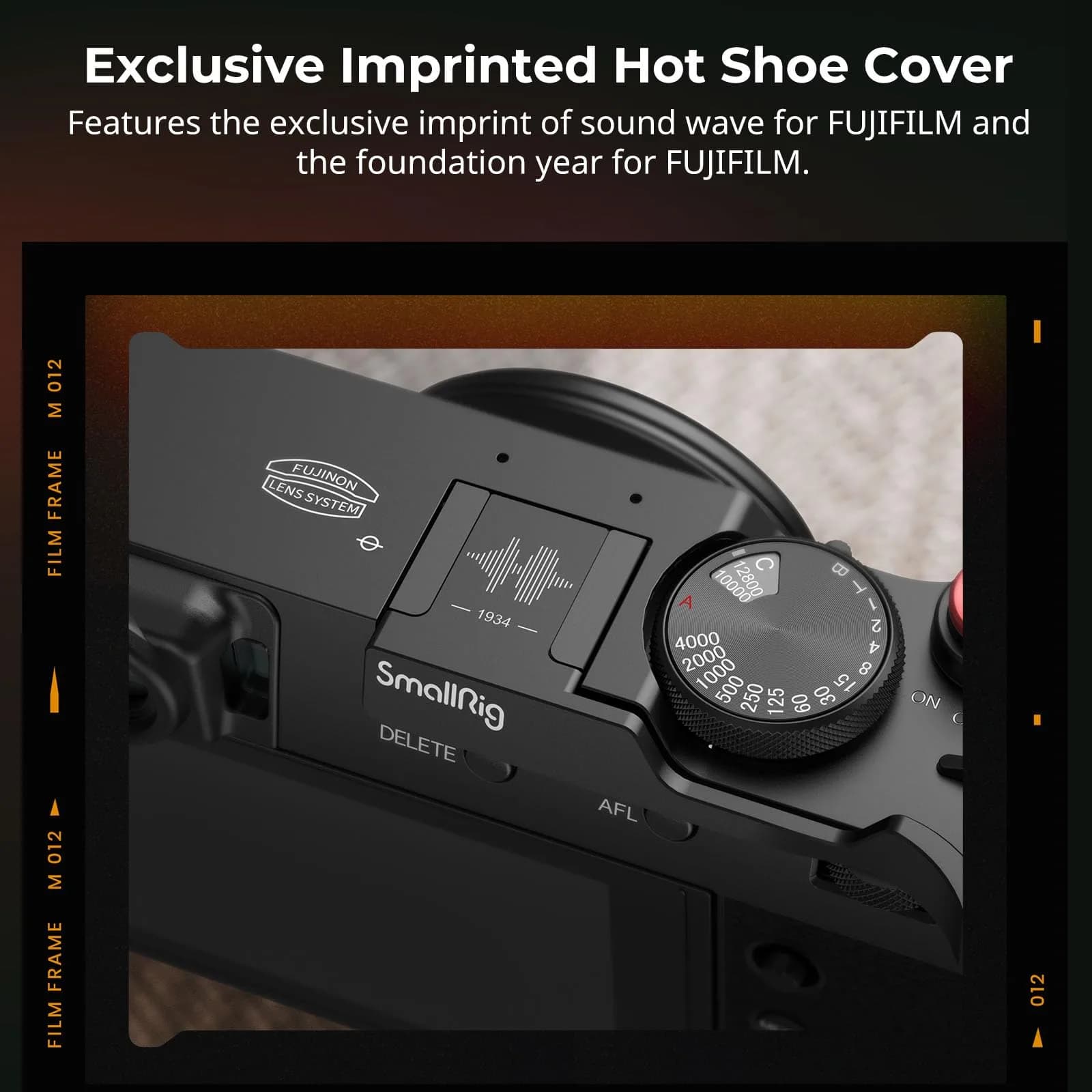 SmallRig Thumb Grip with Hot Shoe Cover for FUJIFILM X100VI / X100V (Black) 6.6cm (2.6in) | Enhances Grip & Protects Camera - view 2