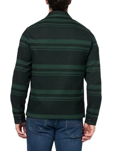 Paul Smith Long Sleeve Shirt Jacket Bottle Green | Regular Fit Cotton thumbnail 2