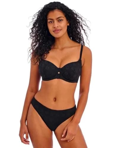 Freya Swim Women's Nomad Nights Bikini Bottom | Flattering Low Rise, Black, Polyester Blend (Large) thumbnail 6