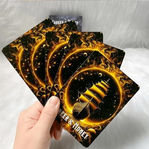 ZHQGYN Manifest Success Career and Money Oracle Deck 3.42" x 4.72" | Law of Attraction Guidance thumbnail 3