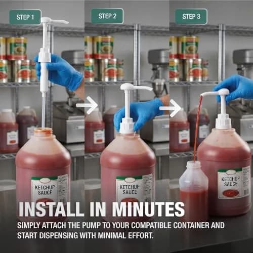 PERMINKS 5 Gallon Pump Dispenser (2-Pack) | Universal Fit for Buckets & Large Containers thumbnail 6