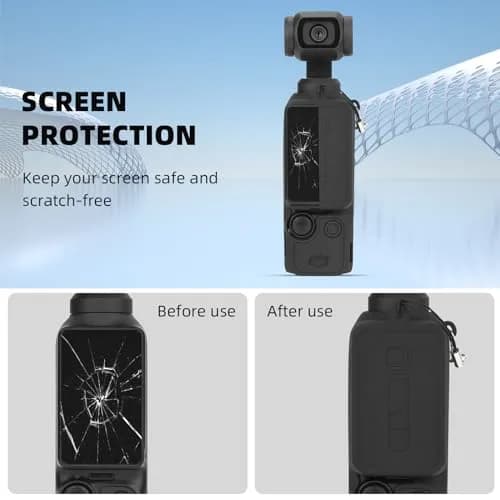 BRDRC Pocket 3 Silicone Cover for DJI OSMO Pocket 3 | Scratch-Resistant Skin & Anti-Loss Strap thumbnail 2