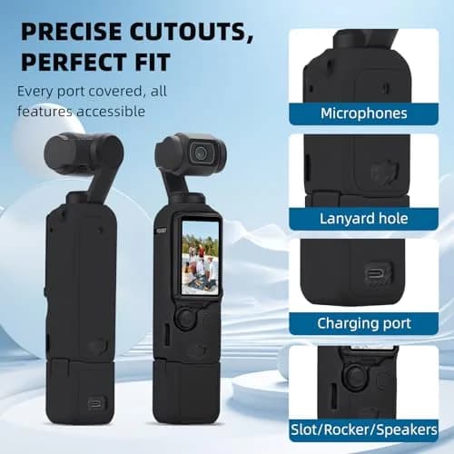 BRDRC Pocket 3 Silicone Cover for DJI OSMO Pocket 3 | Scratch-Resistant & Stylish thumbnail 5