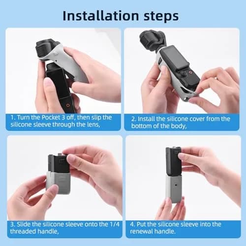 BRDRC Pocket 3 Silicone Cover for DJI OSMO Pocket 3 | Scratch-Resistant & Stylish thumbnail 7
