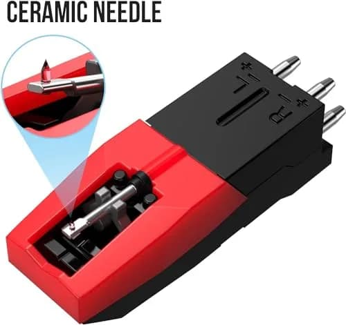DIGITNOW Record Player Needle Replacement, 3 Pack | Universal Stylus for Vinyl LP & Phonograph thumbnail 2