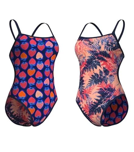 ARENA Reversible Women's Sports Swimsuit Challenge Back US Size 24 | Chlorine-Resistant, UV 50+ thumbnail 6