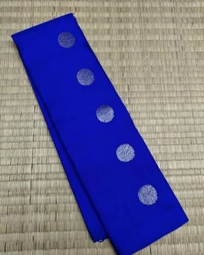 Avantika Fashion Women's Kanjivaram Soft Semi Silk Banarasi Saree With Blouse Piece, Royal Blue | Jacquard Woven Stylish Sari thumbnail 2