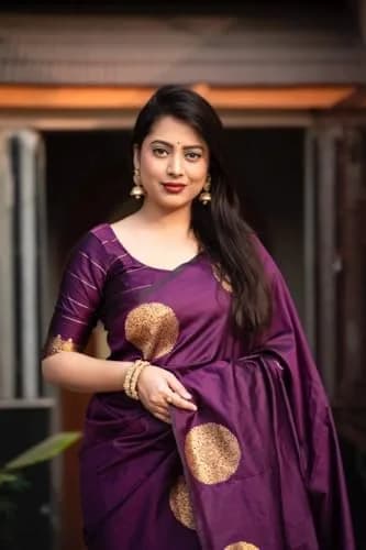 Avantika Fashion Women's Kanjivaram Silk Saree 5.3m | Jacquard & Zari Work, One Size thumbnail 3