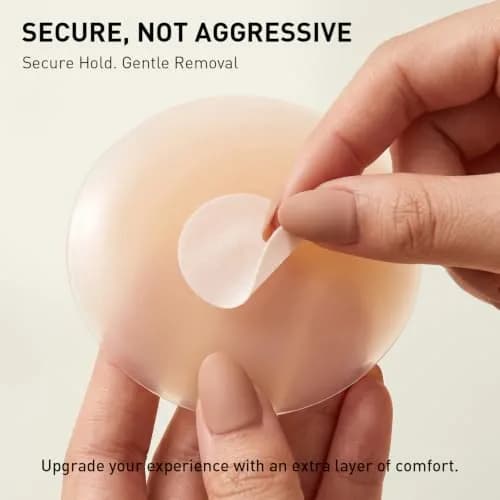 ATTLADY Nipple Covers 4 Pairs Silicone Reusable No Show | Hypoallergenic, Waterproof & Discreet thumbnail 7