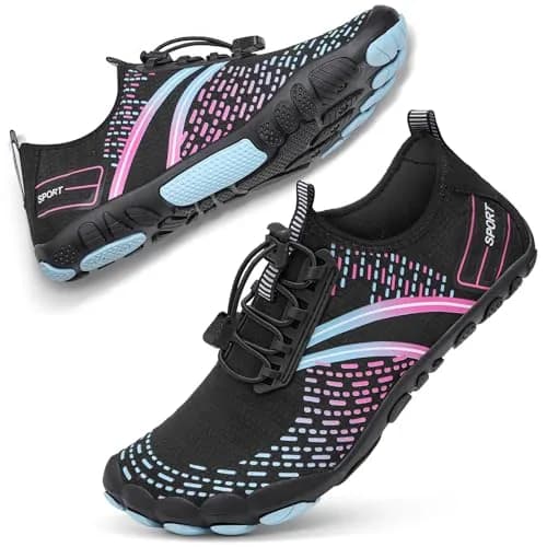 ATHMILE Water Shoes for Women Men - Quick Dry Barefoot Beach Swim Pool Aqua Socks | US Women 10 / Men 8.5 thumbnail 1