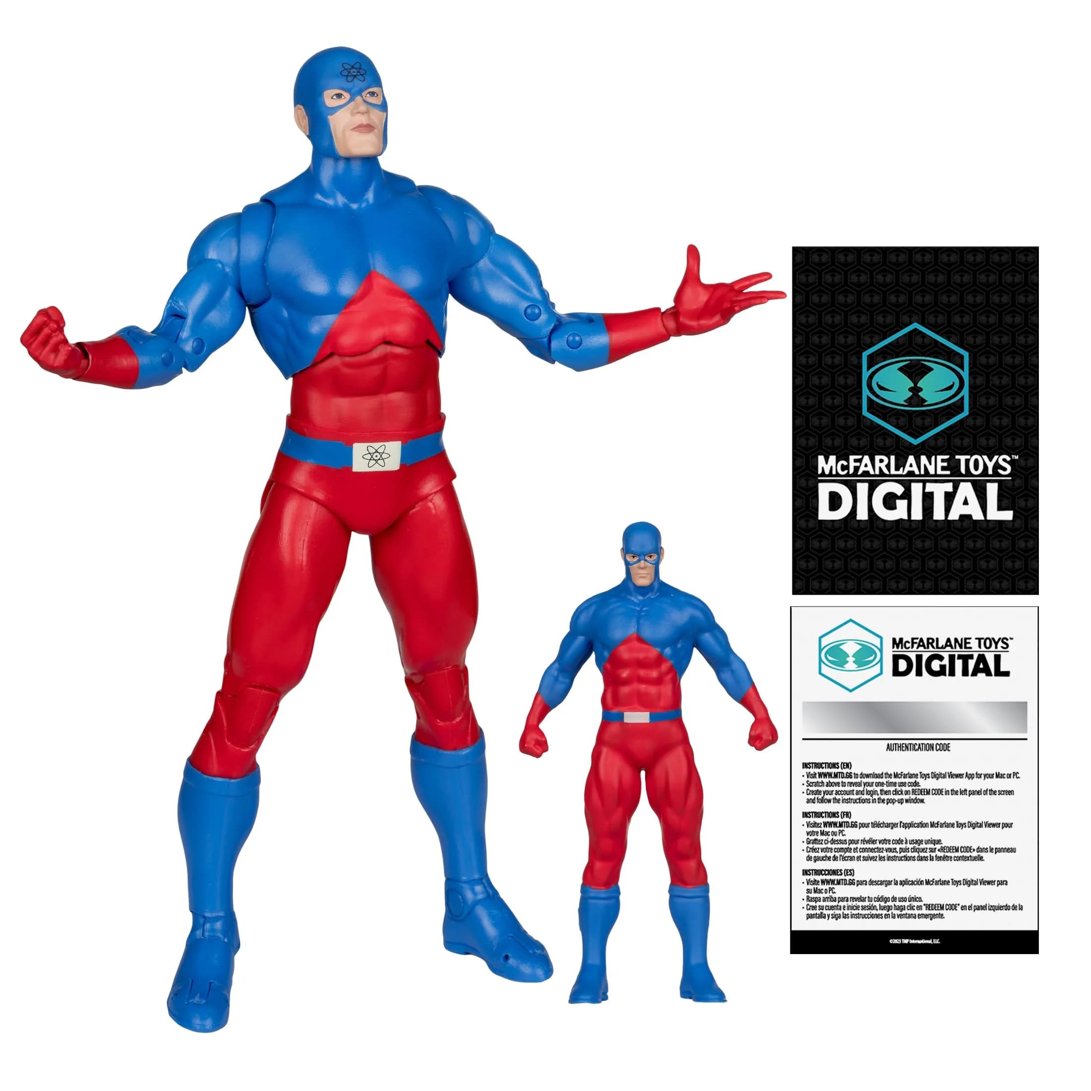 McFarlane Toys DC Direct The Atom (DC: The Silver Age) 7in Action Figure | Digital Collectible — Multicolor