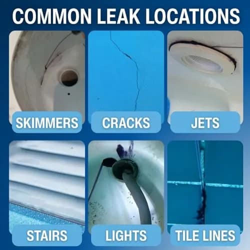 Leakmaster Pool Leak Detection Kit – 8 oz Blue Dye with Reusable Syringe – 492ml (16 fl oz) Total | Professional Water Tracing Tool (2 Pack) thumbnail 5