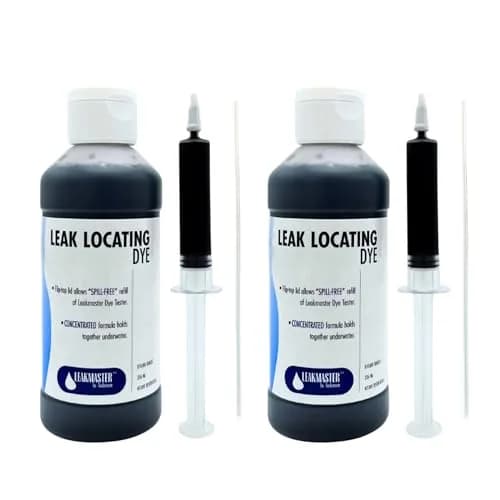 Leakmaster Pool Leak Detection Kit – 8 oz Blue Dye with Reusable Syringe – 492ml (16 fl oz) Total | Professional Water Tracing Tool (2 Pack) thumbnail 1