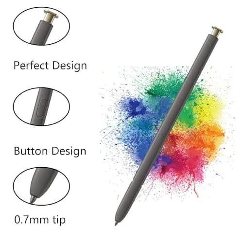 CaoXiong S24 Ultra S Pen Replacement for Samsung S24 Ultra Stylus(YellowGold) 0.7mm | Stylus Pen for Touch Screens thumbnail 2