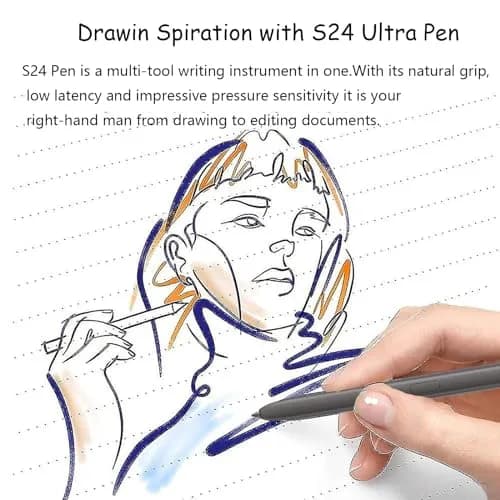 CaoXiong S24 Ultra S Pen Replacement for Samsung S24 Ultra Stylus(YellowGold) 0.7mm | Stylus Pen for Touch Screens thumbnail 3