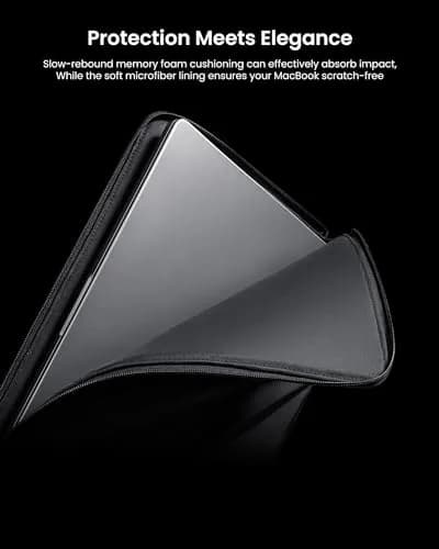tomtoc Slim Laptop Sleeve for 15-inch MacBook Air M5/A3448 2026, M4/A3241 | Water-Resistant Cordura & Premium Design thumbnail 4