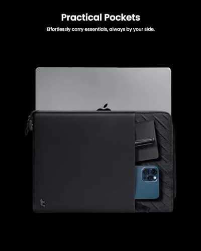 tomtoc Slim Laptop Sleeve for 15-inch MacBook Air M5/A3448 2026, M4/A3241 | Water-Resistant Cordura & Premium Design thumbnail 5
