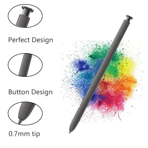 CaoXiong S24 Ultra S Pen Replacement for Samsung Galaxy S24 Ultra Stylus, Dark Gray | Aluminum Stylus Pen for Touch Screens thumbnail 2