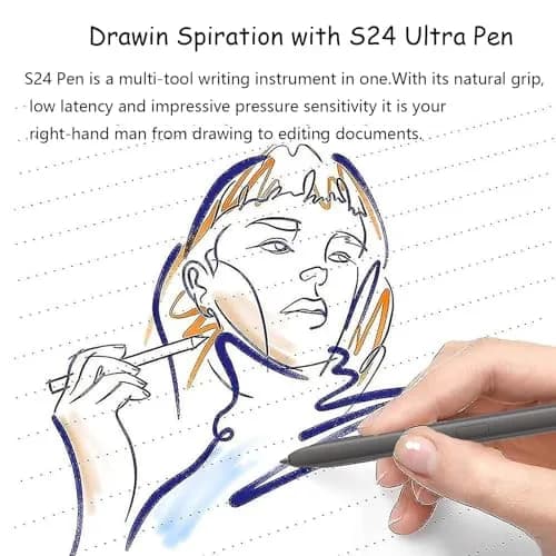 CaoXiong S24 Ultra S Pen Replacement for Samsung Galaxy S24 Ultra Stylus, Dark Gray | Aluminum Stylus Pen for Touch Screens thumbnail 3