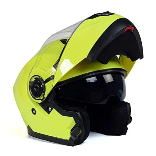 Milwaukee Helmets Advanced Full-Face Motorcycle Modular Helmets for Biker w/Drop Down Visor - XX-Large | DOT FMVSS 218 Certified thumbnail 1