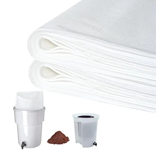 XNXQLFPY Commercial Cold Brew Coffee Filters 50 Pcs (20" x 20") | Brew 5 lbs Coffee thumbnail 1