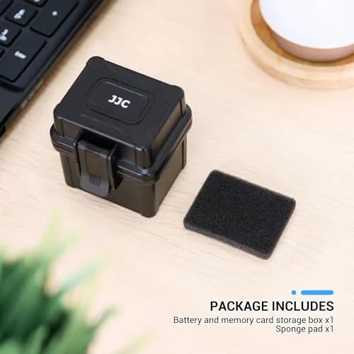 JJC Battery & SD Card Case Water-Resistant Shockproof Storage Box for Lithium Batteries & Memory Cards thumbnail 6