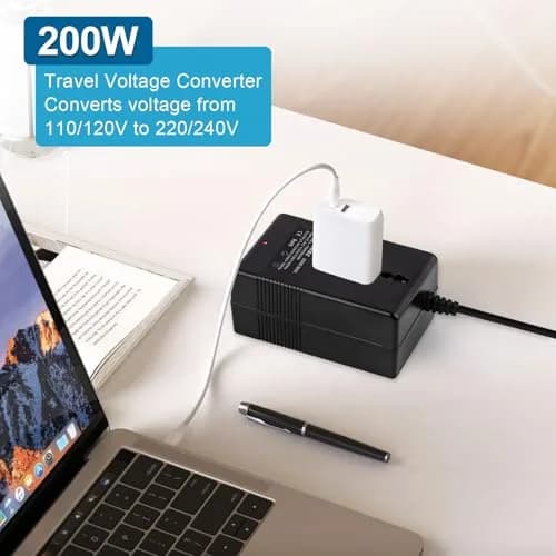 autotron 200W Voltage Transformer Power Converter 110V to 220V | ETL Certified thumbnail 6