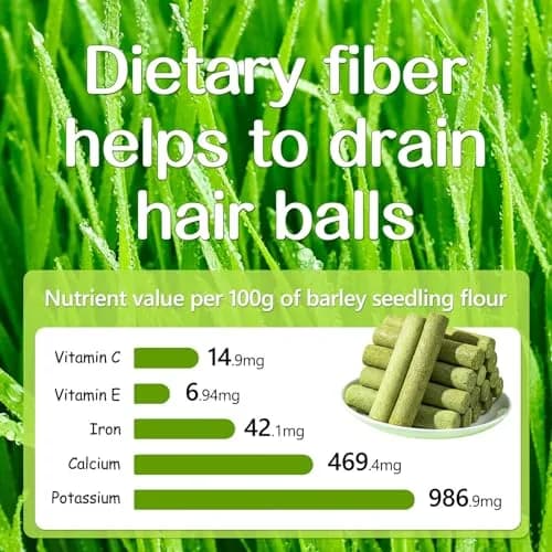 HavenJanny Cat Grass Teething Stick with Chicken 50g (1.76 oz) | Hairball Control & Dental Health thumbnail 7