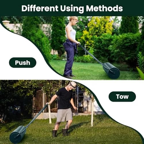 ARNOT Lawn Roller 12x36-Inch | Heavy-Duty Water/Sand Filled Garden Drum for Lawn & Yard thumbnail 4