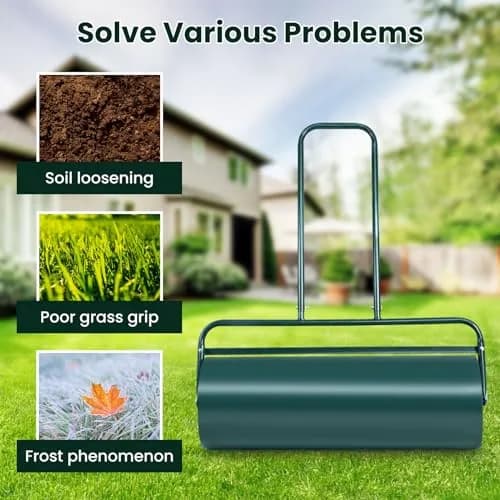ARNOT Lawn Roller 12x36-Inch | Heavy-Duty Water/Sand Filled Garden Drum for Lawn & Yard thumbnail 6