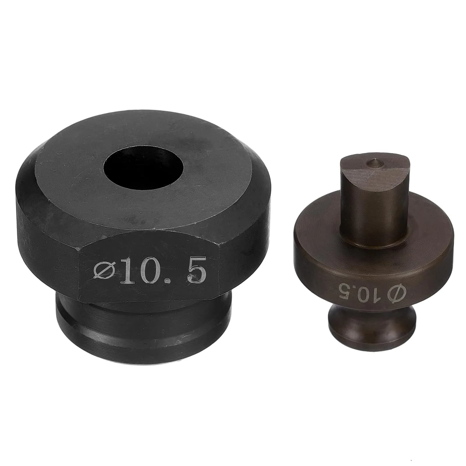 HARFINGTON Hydraulic Hole Punch Die 10.5mm | Precise Round Hole for Steel & Aluminum — 10.5mm