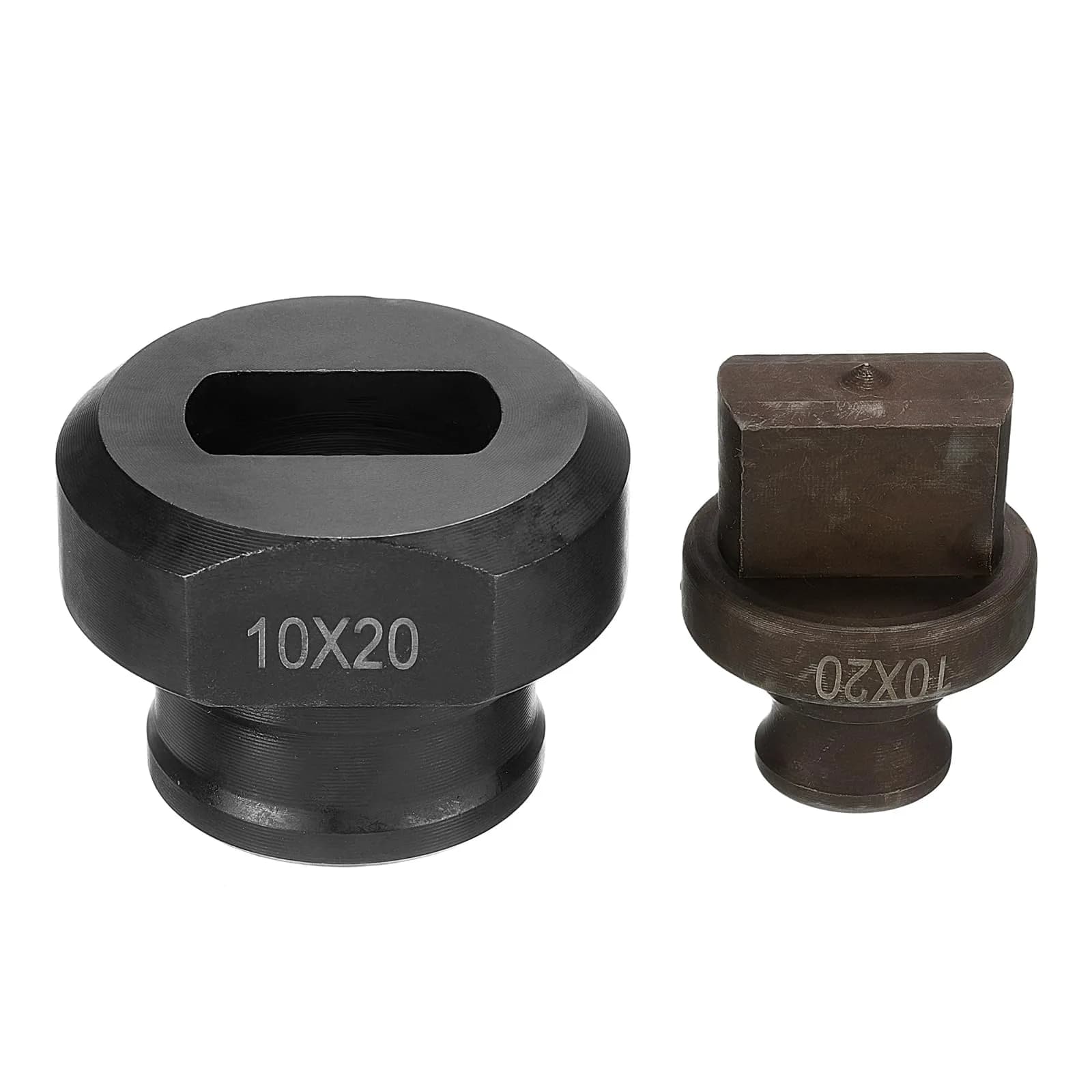 HARFINGTON Hydraulic Hole Punch Die 10x20mm Oval Hole Electric Hydraulic Punching Kit | Precise Oval Hole Punch for Metal & Steel - main product image