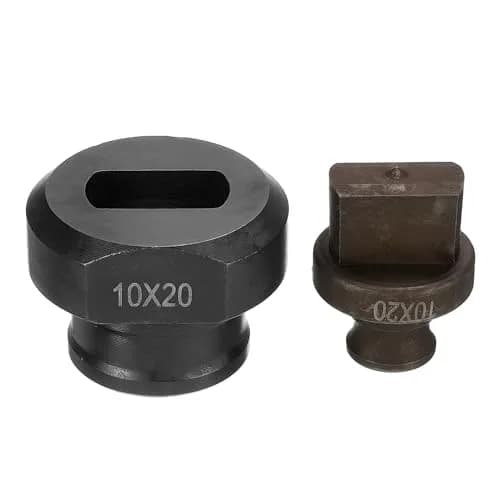 HARFINGTON Hydraulic Hole Punch Die 10x20mm Oval Hole Electric Hydraulic Punching Kit | Precise Oval Hole Punch for Metal & Steel thumbnail 1