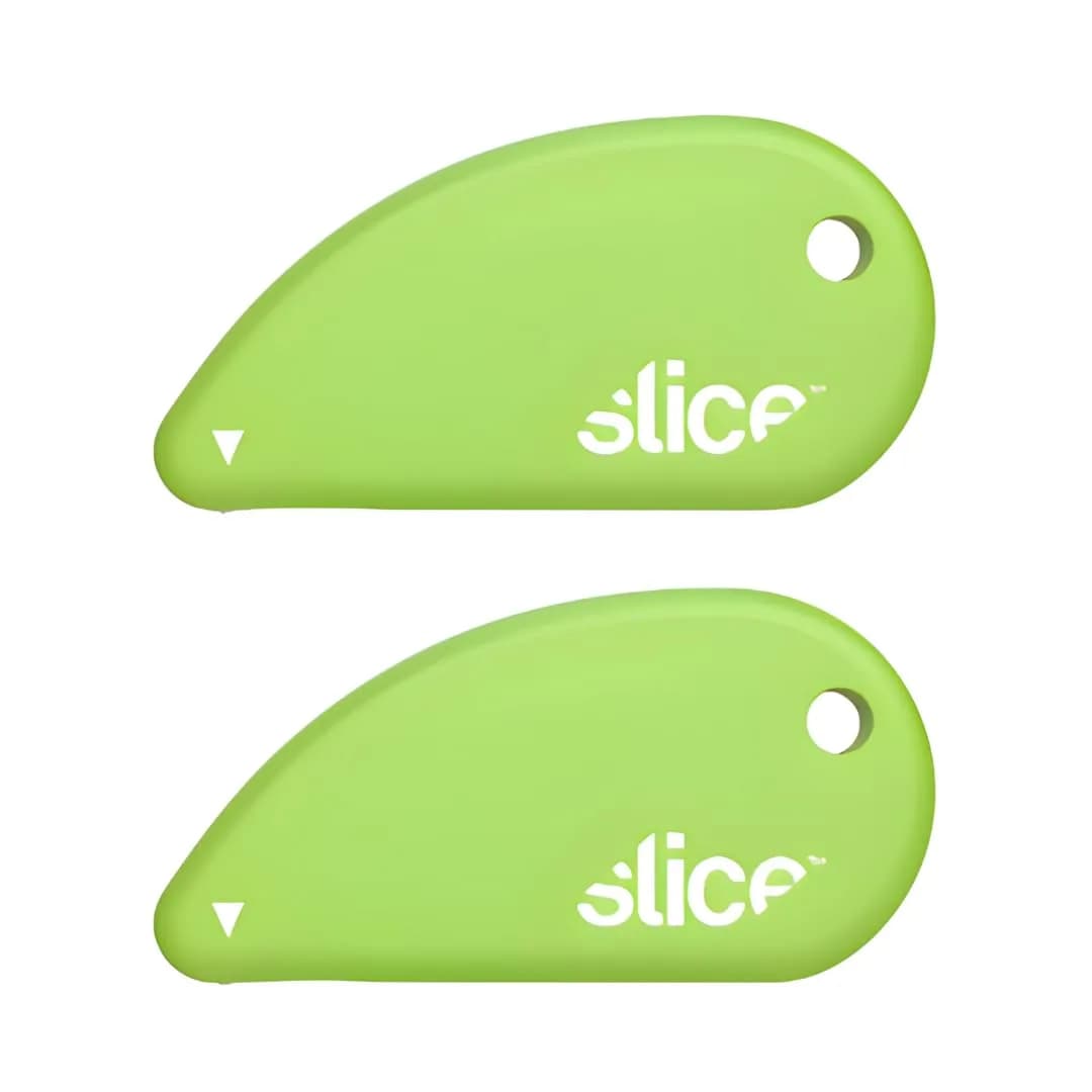 Slice 00100 Ceramic Blade Safety Cutter - Green, 2 Pack - main product image