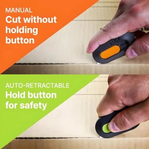 Slice Auto-Retractable Mini Box Cutter 2 Pack | Safe Ceramic Blade Lasts 11x Longer thumbnail 2