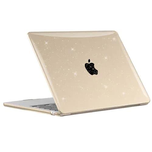 EooCoo Sparkly Case for MacBook Air 13 inch M5/M4/M3/M2 2026-2022 | Starlight Glitter Design thumbnail 6