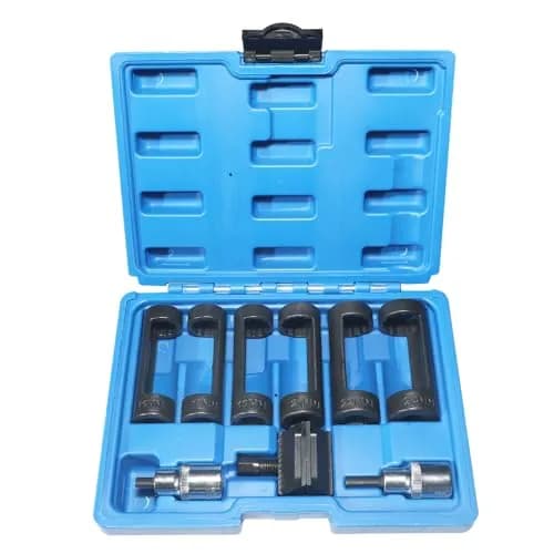 DPTOOL 9pc Strut Nut Socket Set 16mm 18mm 19mm 21mm 22mm 24mm | Suspension & Shock Absorber Tool thumbnail 1