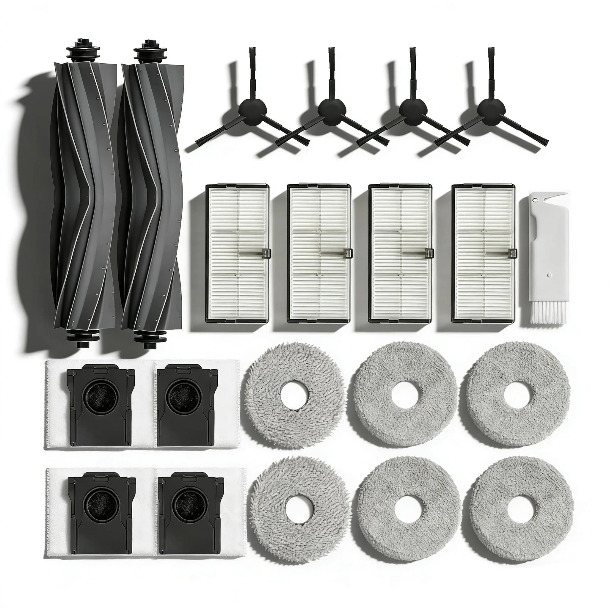 JoyBros Replacement Parts Kit for Dreame L10s Ultra Heat & X30 Ultra Robot Vacuums | 21-Piece Set