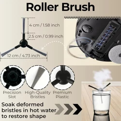 JoyBros Replacement Parts Kit for Dreame L10s Ultra Heat & X30 Ultra Robot Vacuums | 21-Piece Set thumbnail 8
