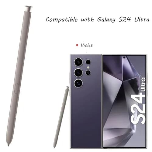 LiXiongBao S24 Ultra S Pen Replacement Stylus for Samsung Galaxy S24 Ultra, Violet (1 Pack) thumbnail 2