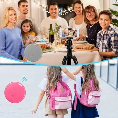 Konohan 5-Pack Smart Item Finder with CR2032 Battery | Bluetooth Tracker for Keys, Wallets, Pets, Luggage (Cute) thumbnail 6